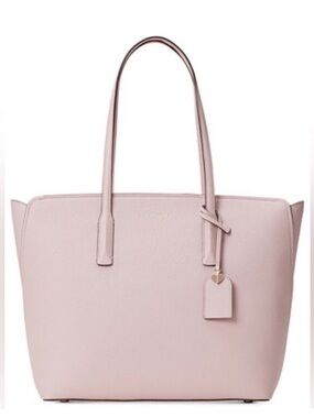 KATE SPADE ♠️ New York "Margaux" LIGHT PINK LEATHER TOTE BAG & WALLET SET🌟EUC🌟